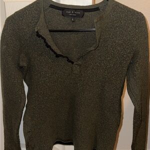 Rag & Bone Forest Green Knitwear